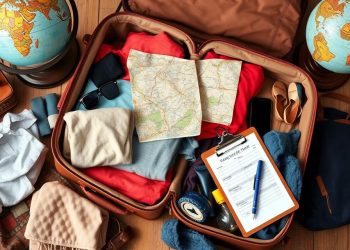 przygotowania do podróży